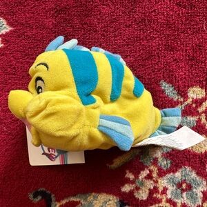 Disney Mini Bean Bag Flounder 7”